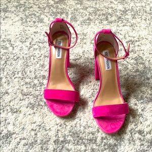 Steve Madden Pink Heel Sandals size 9